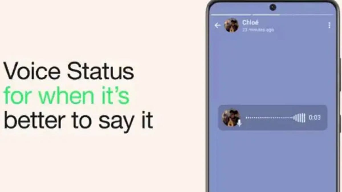 WhatsApp Status now allows users to share longer stories with 1-minute voice notes