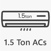1.5 Ton ACs