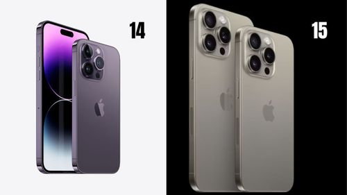 Apple iPhone 14 vs 15