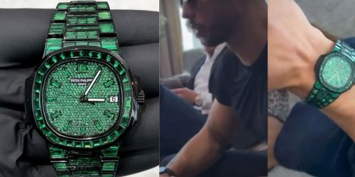 Custom Made Patek Philippe with Emerald.jpg Custom Made Patek Philippe with Emerald.jpg