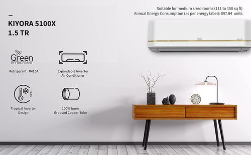 Hitachi 1.5 Ton 5 Star Inverter Split AC (RSRG518HEEA) Hitachi 1.5 Ton 5 Star Inverter Split AC (RSRG518HEEA)