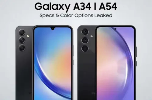 Samsung galaxy A54 and Samsung Galaxy A34