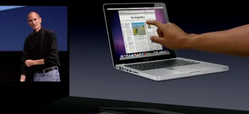 Steve Jobs on Touchscreen MacBooks Steve Jobs on Touchscreen MacBooks