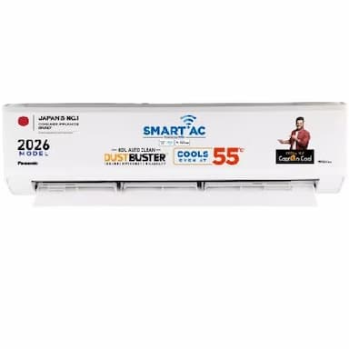 CS/CU-NU18BKY5WX Panasonic 1.5 Ton 5 Star Premium WiFi Inverter Smart Split AC CS/CU-NU18BKY5WX Panasonic 1.5 Ton 5 Star Premium WiFi Inverter Smart Split AC