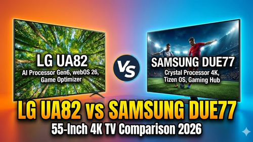 LG UA82 vs Samsung DUE77: 55-Inch 4K TV Comparison 2026 review_img_7