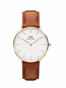 Daniel Wellington Classic Durham Men Brown & White Analogue Watch DW00100109 Daniel Wellington Classic Durham Men Brown & White Analogue Watch DW00100109