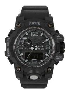 RDSTR Men Charcoal Grey Chronograph Analogue & Digital Watch MFB-PN-WTH1606-A RDSTR Men Charcoal Grey Chronograph Analogue & Digital Watch MFB-PN-WTH1606-A