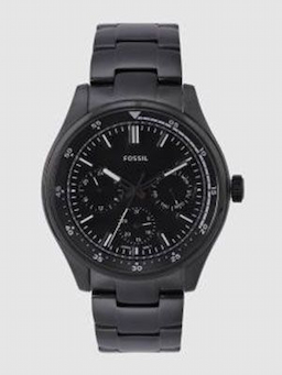 Fossil Men Black Analogue Watch FS5576 Fossil Men Black Analogue Watch FS5576