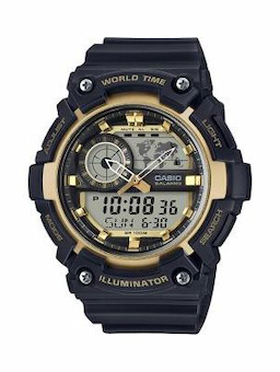Casio AD212 AEQ-200W-9AVDF Analog-Digital Watch - For Men Casio AD212 AEQ-200W-9AVDF Analog-Digital Watch - For Men