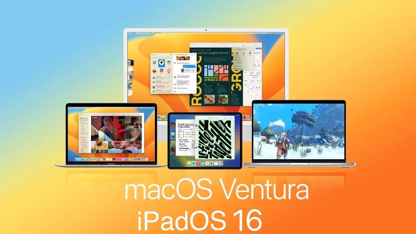 iPadOS 16 and macOS Ventura to be released in October
