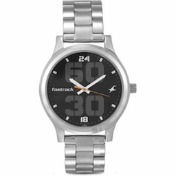 Fastrack 38051SM07 Bold Fonts Analog Watch - For Men Fastrack 38051SM07 Bold Fonts Analog Watch - For Men