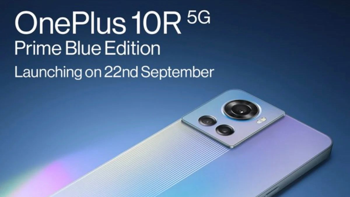 OnePlus 10R 5G Prime Blue to debut on September 22