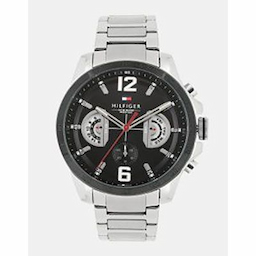 Tommy Hilfiger Men Black Analogue Watch TH1791472W Tommy Hilfiger Men Black Analogue Watch TH1791472W