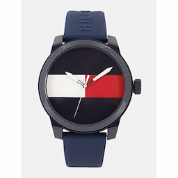 Tommy Hilfiger Men Navy Blue & White Analogue Watch TH1791322W Tommy Hilfiger Men Navy Blue & White Analogue Watch TH1791322W