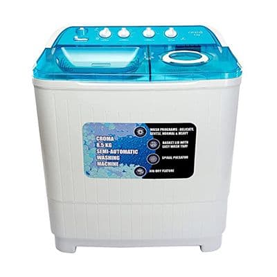 Croma CRAW2222 8.5 Kg Semi Automatic Top Load Washing Machine
