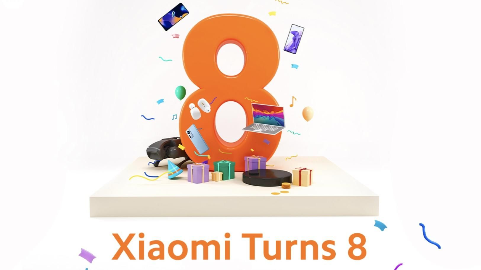 Xiaomi  Offers Exclusive Deals Marking 8 Years in India