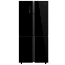 Haier 712 L, HRB-738BG Black Glass Finish Bottom Mounted French Door Refrigerator Haier 712 L, HRB-738BG Black Glass Finish Bottom Mounted French Door Refrigerator