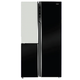 Haier HRT-683KWGU1 Vogue 598L Black White Glass 3-Door Convertible Fridge Haier HRT-683KWGU1 Vogue 598L Black White Glass 3-Door Convertible Fridge