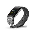 Blink GO - Zig Silver (extra Black Strap) Fitness Wearable Band