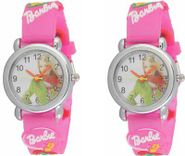 keepkart Pink Brabie Childen Watch Combo Pack Of- 2 Watch - For Boys & Girls