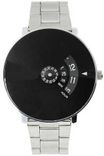 keepkart New Black Dial Stainless Still Strap For Couple And Boys And Girls Watch - For Men & Women