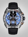 MINI Men Blue & Black Swiss Made Multi Function Watch 360504