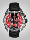 MINI Men Red & Black Swiss Made Multi Function Watch 360501
