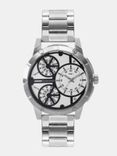 GIORDANO Men Silver-Toned Analogue Watch F1110-11