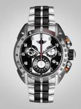 MINI Men Black & Silver-Toned Swiss Made Multi Function Watch 360127