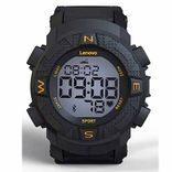 Lenovo Unisex Black Ego HX07 Smartwatch