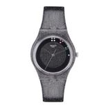 Swatch Unisex Black Swiss-Made Analogue Watch GZ335S