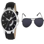 WM Stylish Watches for Boys and Men Combo Gift Set with Sunglasses