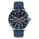 Ted Baker Men Blue Leather Analogue Watch 10031515_OR