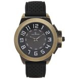 Giani Bernard Men Gold-Toned & Black Analogue Watch GB-125B