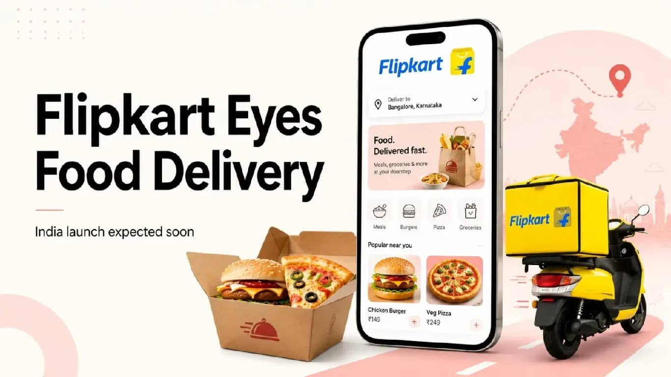 Flipkart to Launch Online Food Delivery Service, Expanding Beyond Quick Commerce Flipkart to Launch Online Food Delivery Service, Expanding Beyond Quick Commerce