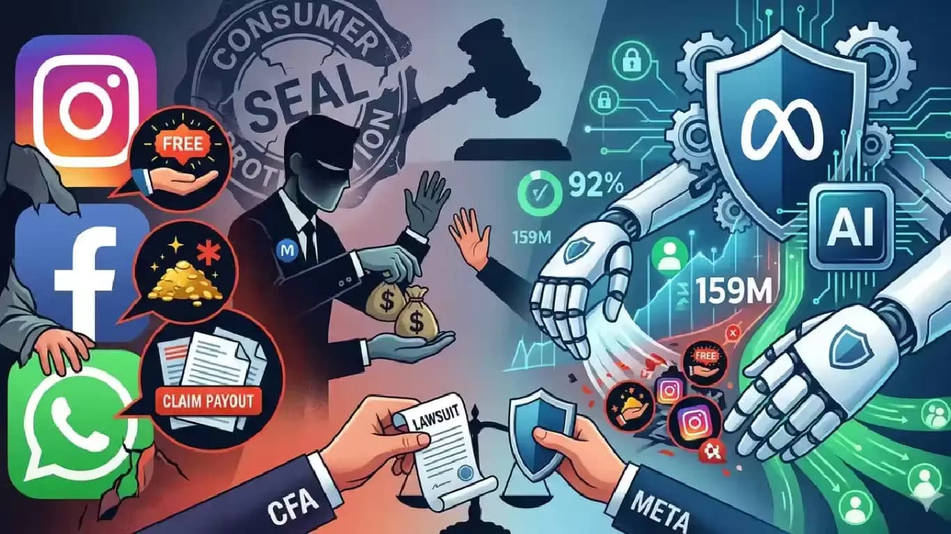 Meta Faces Lawsuit Over Alleged Scam Ads on Facebook, Instagram, and WhatsApp Meta Faces Lawsuit Over Alleged Scam Ads on Facebook, Instagram, and WhatsApp