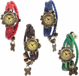 Felizer Combo of 4 Multi Strap Watch - For Women Felizer Combo of 4 Multi Strap Watch - For Women