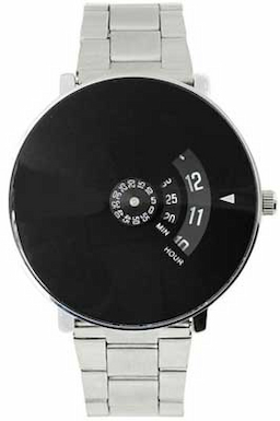 Keepkart New Black Dial Stainless Still Strap For Couple And Boys And Girls Watch - For Men & Women Keepkart New Black Dial Stainless Still Strap For Couple And Boys And Girls Watch - For Men & Women