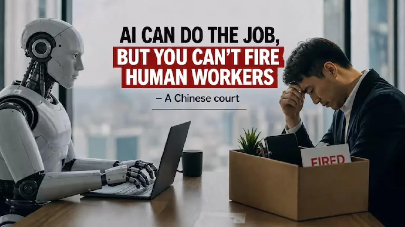Chinese Court Rules AI Adoption Cannot Justify Employee Dismissals Chinese Court Rules AI Adoption Cannot Justify Employee Dismissals