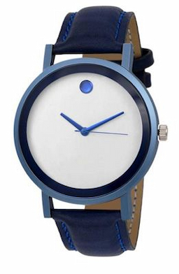 Movado Blue Quartz Analog Blue Round Dial Men's Watch Movado Blue Quartz Analog Blue Round Dial Men's Watch