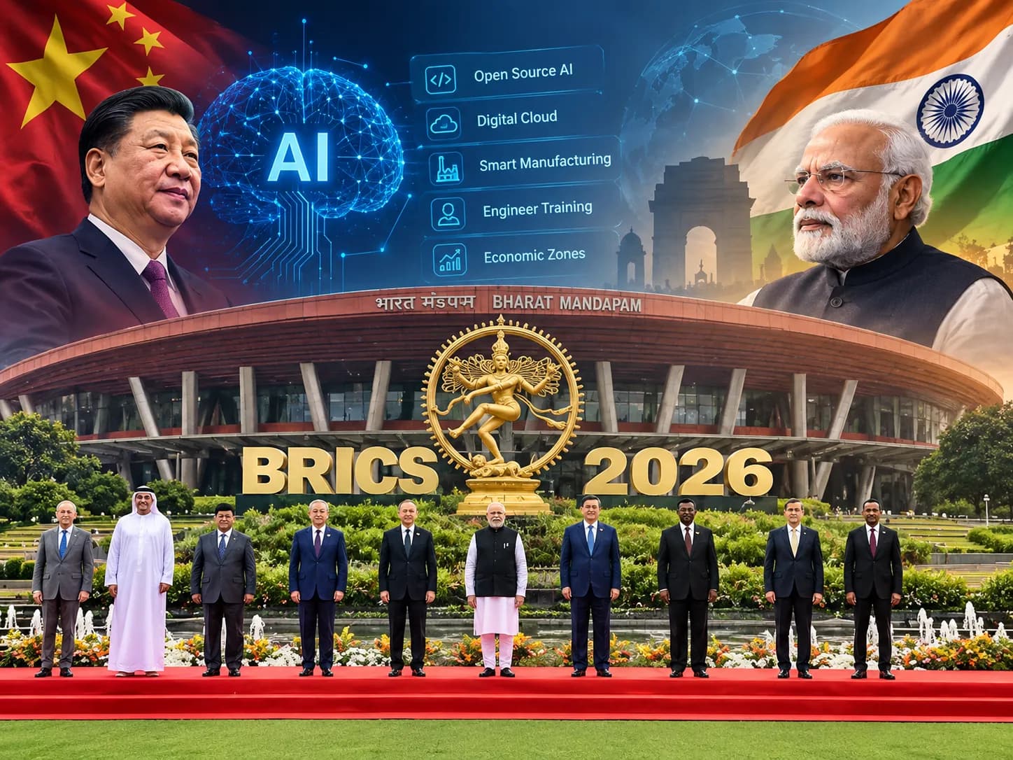 China Pitches Open-Source AI Bloc at BRICS Summit in New Delhi — What It Means for India's Tech Ecosystem