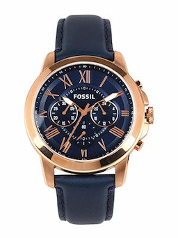 Fossil Men Navy Dial Chronograph Watch FS4835I Fossil Men Navy Dial Chronograph Watch FS4835I