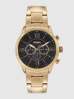 Fossil Men Gold-Toned Analogue Watch BQ1776 Fossil Men Gold-Toned Analogue Watch BQ1776