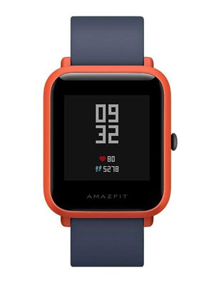Amazfit Unisex Red Bip Cinnabar Smart Watch A1608 Amazfit Unisex Red Bip Cinnabar Smart Watch A1608