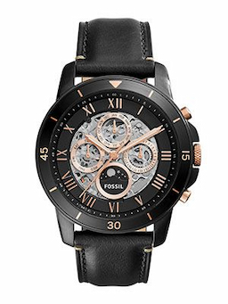 Fossil Men Black Analogue Watch Fossil Men Black Analogue Watch