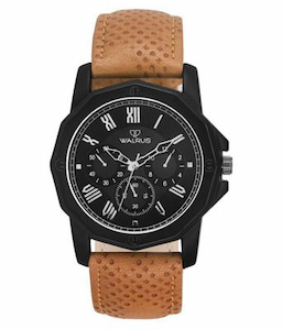 Walrus Jay Black Color Analog Men Watch-WWM-JAY-020902 Walrus Jay Black Color Analog Men Watch-WWM-JAY-020902