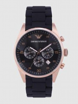 Emporio Armani Men Black Chronograph Watch AR5905 Emporio Armani Men Black Chronograph Watch AR5905