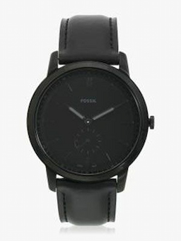 Fossil Men Black Analogue Watch FS5447 Fossil Men Black Analogue Watch FS5447