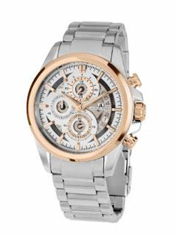 Jacques Lemans Men White Analogue Watch 1-1847H Jacques Lemans Men White Analogue Watch 1-1847H