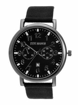 Steve Madden Men Black Analogue Watch SMW256BK Steve Madden Men Black Analogue Watch SMW256BK